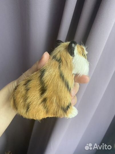 Тигр фигурка натуральная кожа