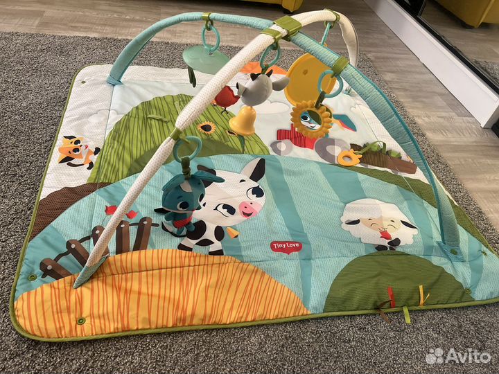 Развивающий коврик tiny love большая ферма