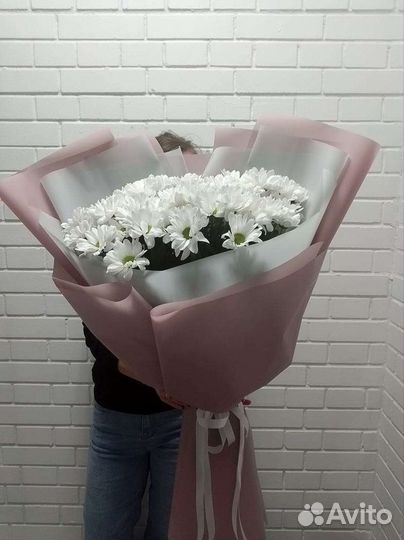 Букет цветов из хризантем