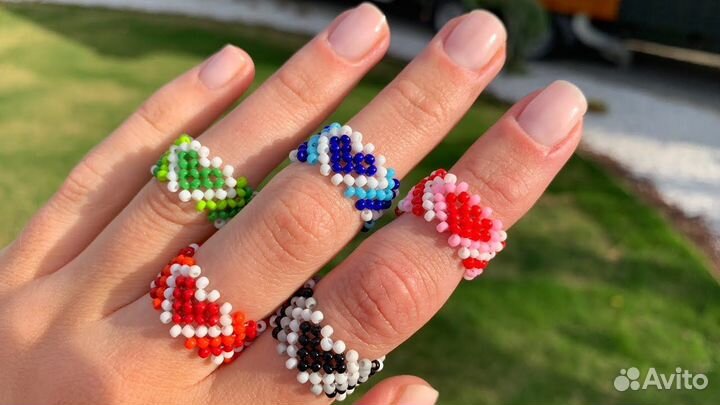 Кольца из бисера