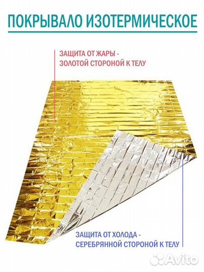 Термоодеяло спасательное Leina-Werke