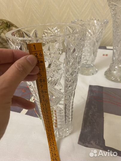 Вазы хрустальные СССР