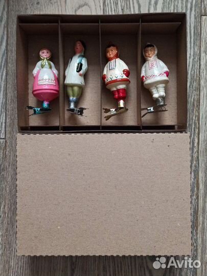 Коробки для наборов елочных игрушек СССР