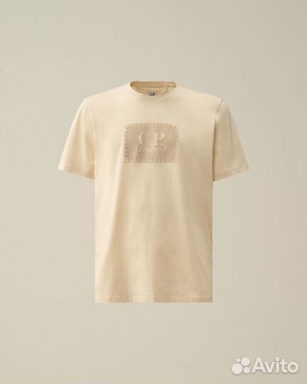 Футболка CP Company 30/1 Jersey Label Style Logo T