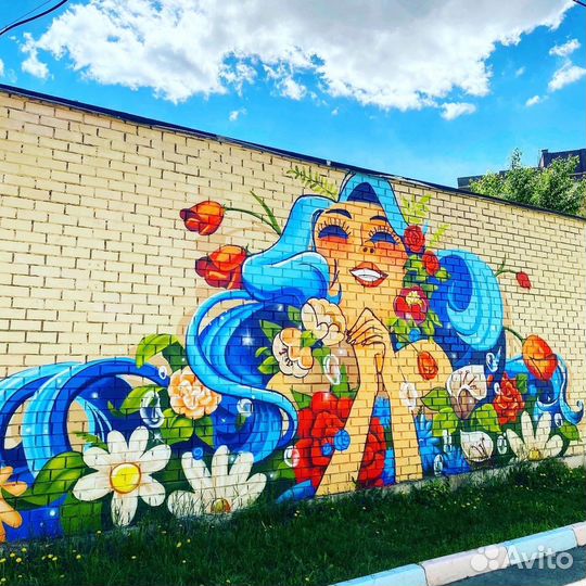 Граффити роспись стен художник