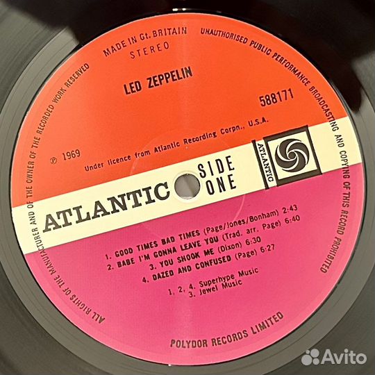 Винил Led Zeppelin