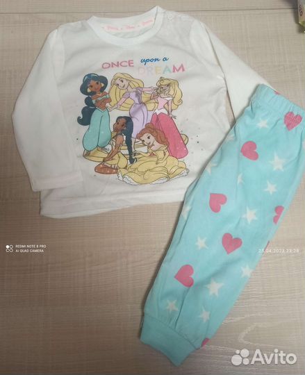 Одежда на девочку 68-74 пакетом