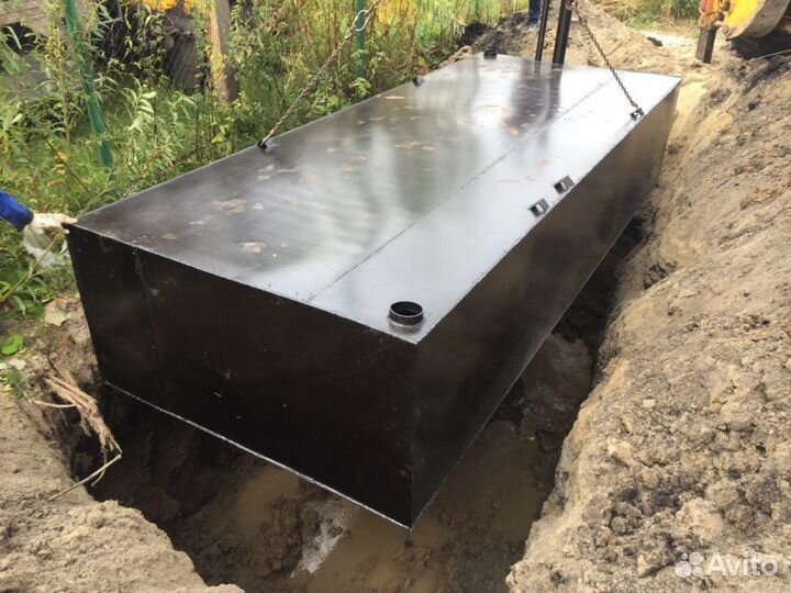 Металлический септик 15 кубов