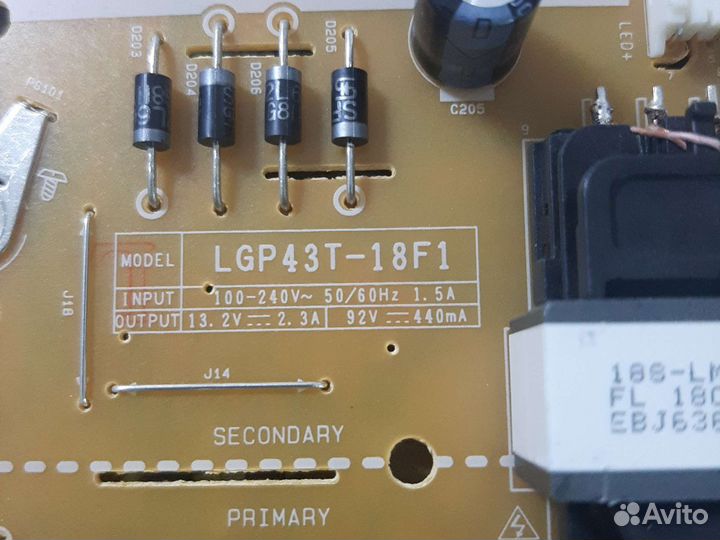 Блок питания тв LG