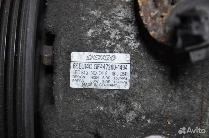 Компрессор кондиционера toyota auris ZRE151