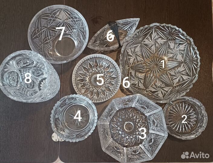 Ваза хрустальная СССР