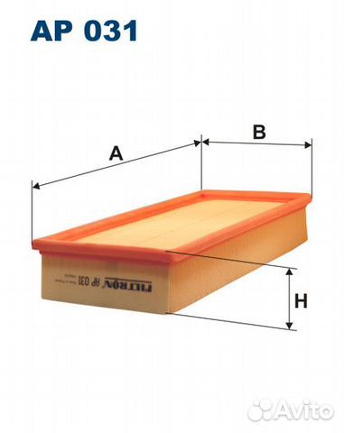 Фильтр воздушный BMW E34 2.0/2.5/3.8 -97