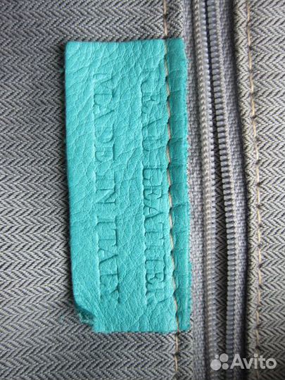 Сумка мешок натуральная кожа италия