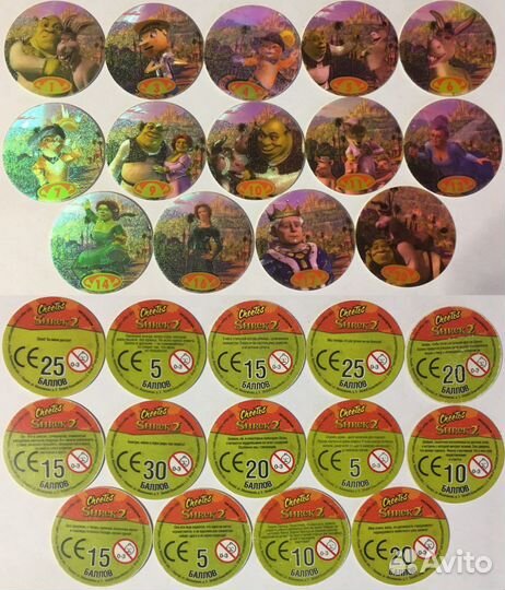 Фишки, кэпсы, сотки Cheetos и другие