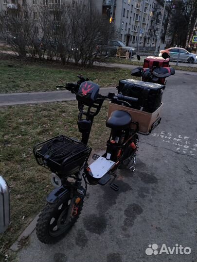 Электровелосипед kugoo v3 pro plus 2 акб