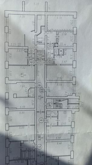 Комната 19 м² в 1-к., 1/5 эт.