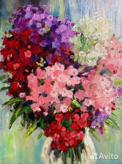 Картина цветы полевые