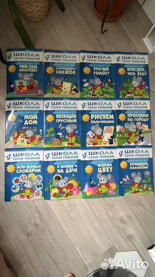 Развивающие книги для детей школа семи гномов 1+