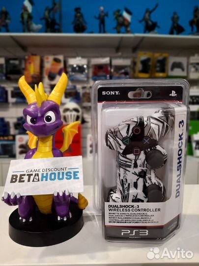 Джойстик PS3 Вторая ревизия - Белый Антик