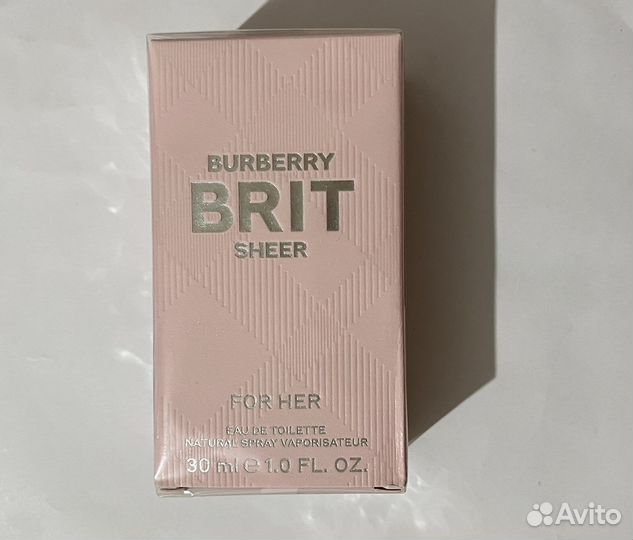 Burberry Brit Sheer туалетная вода 30 мл