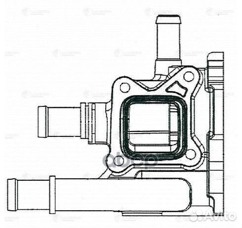 LT 0549 корпус термостата в сборе Opel Astra J