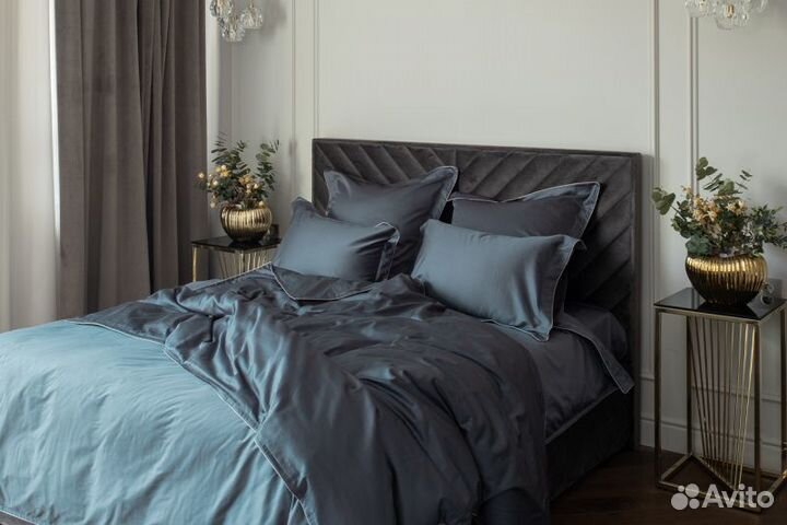 107TD-D002G-pros ZEL Простыня сатин зеленый 240*25