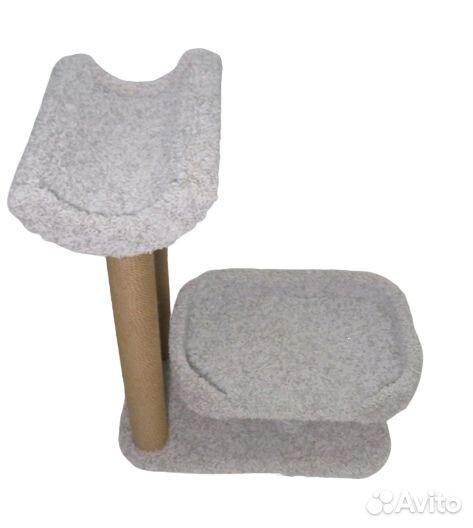 Когтеточка с диванчиком и лежанкой