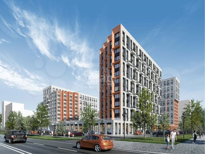3-к. квартира, 64,7 м², 10/15 эт.