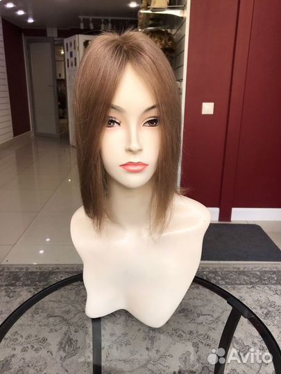 Накладка из натуральных волос 30см