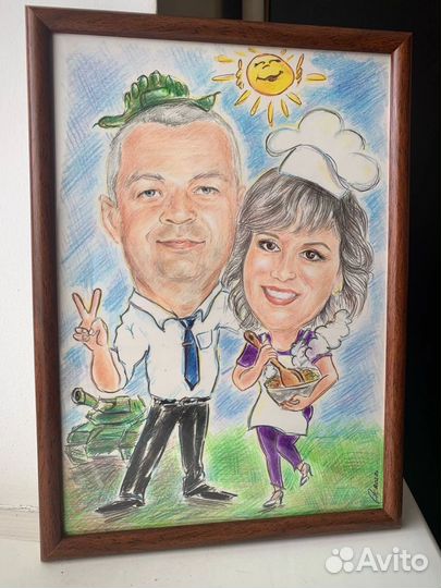 Шаржи на заказ по фото