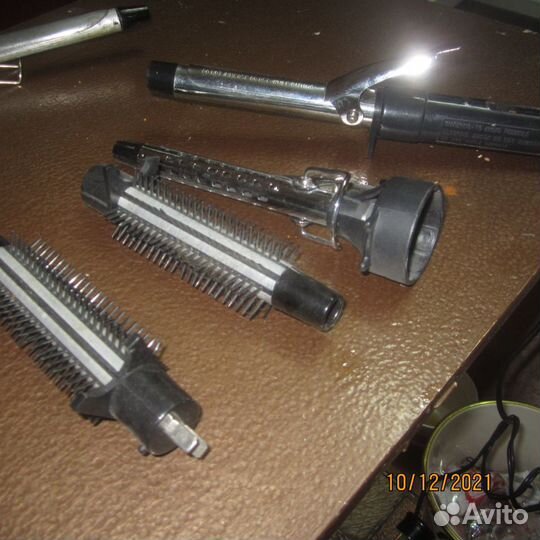 Плойка расческа для укладки волос с насадками