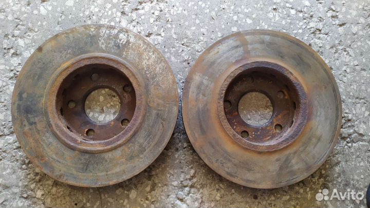 Б/у Передние тормозные диски 288мм Пассат б5+