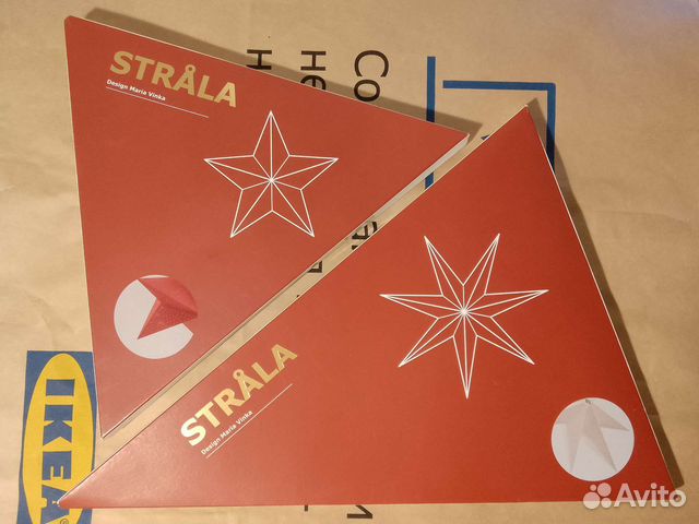 Новая звезда IKEA strala + шнур