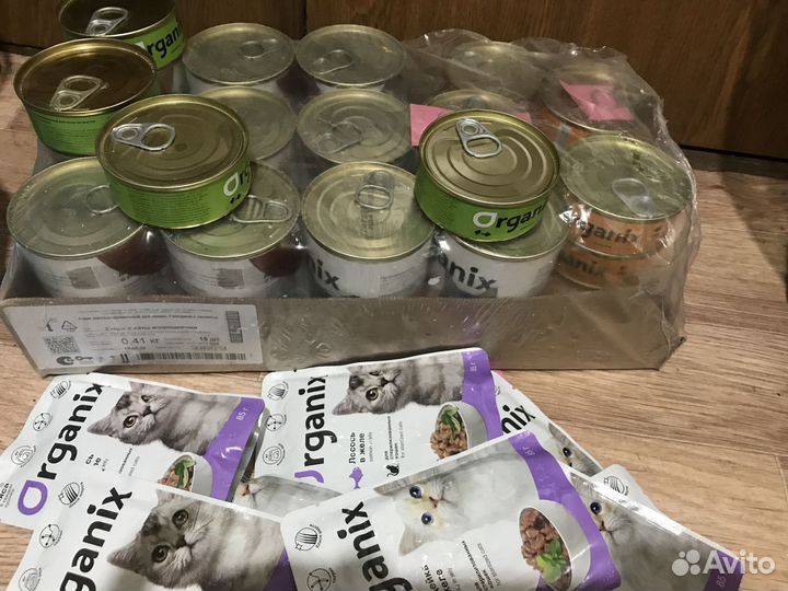 Лечебный корм паштет консервы Organix