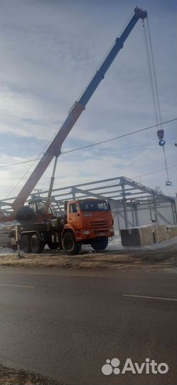 Аренда и услуги автокрана-вездехода, 25 т, 31 м