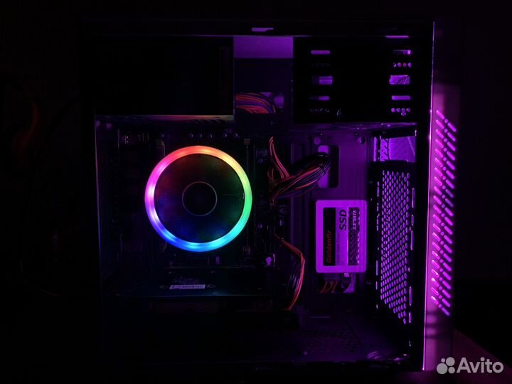 Игровой компьютер intel 8ядер+rx580 8gb