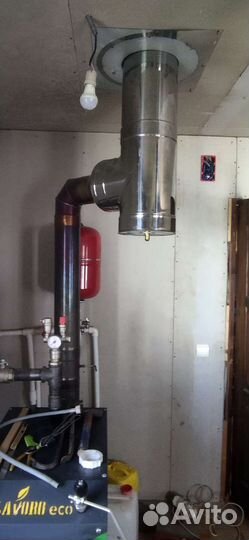 Твердотопливный котел бу 2 года эксплуатации
