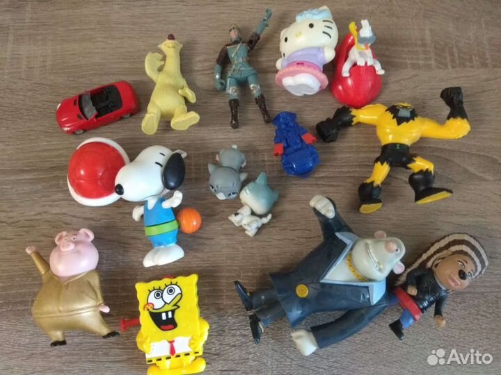 Игрушки пакетом из макдональдса и не только