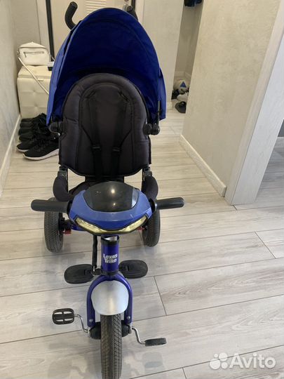 Детский велосипед с родительской ручкой