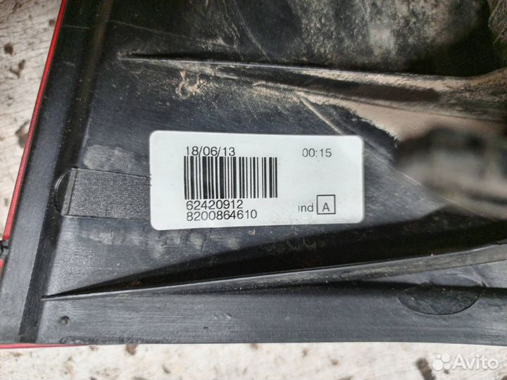 Фонарь задний правый LADA Largus дефект