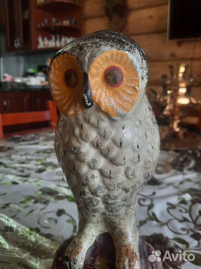 Филин старинный, визитница- карандашница