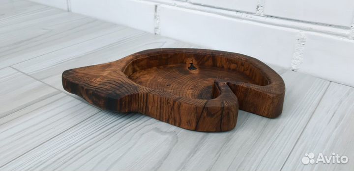 Деревянная тарелочка, менажница