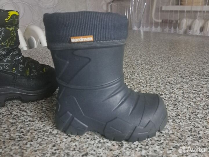 Детские резиновые сапоги