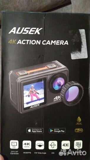 Экшн камера ausek at-s81er