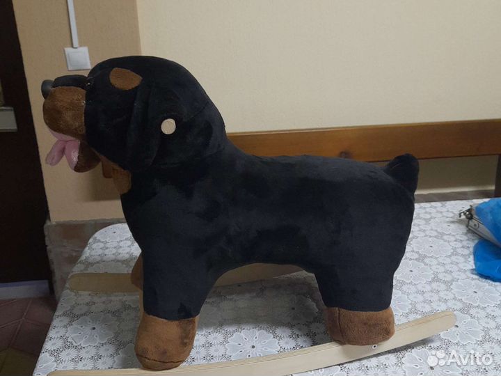 Детская качалка собачка