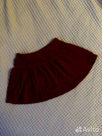 Юбка бархат детская 98/104