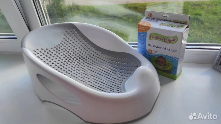 Горка лежак для купания