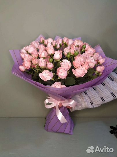 Цветы розы букет