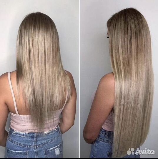 Наращивание волос модель