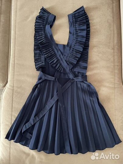 Школьный фартук синий